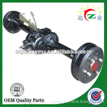 chinese manufacturer tricycle separated rear axle with hydraulic brake